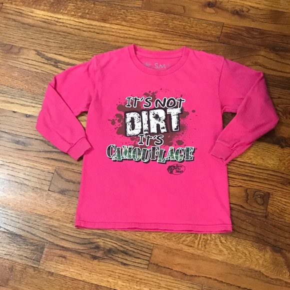 Bass Pro Shops Kids Pink Blouse Shirt
6 / 7 Small
It’s not dirt it’s camouflage - Picture 11 of 16